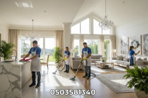 تنظيف فلل سكنية أبو ظبي بجودة عالية