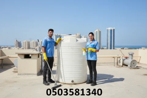 تنظيف خزانات المياه في دبي
