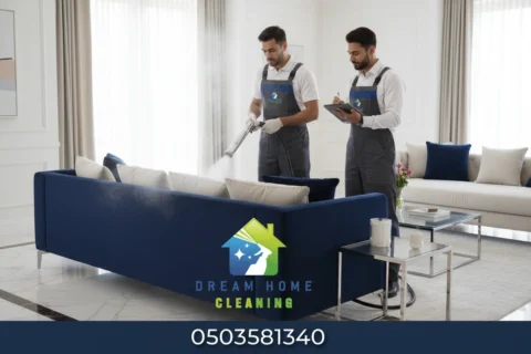 تنظيف كنب احترافي في عجمان يعيد للقماش لونه الأصلي ويخفف الروائح ويمنحك جلسة نظيفة ومريحة.