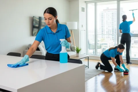 تنظيف شقق بالساعة في الشارقة