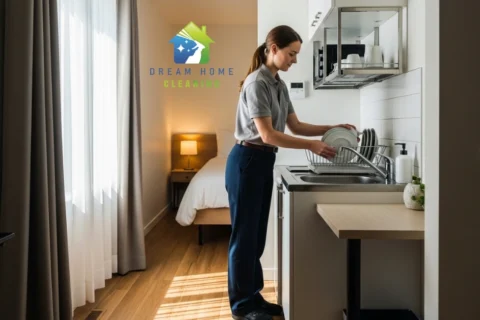 تنظيف استديو بالساعة