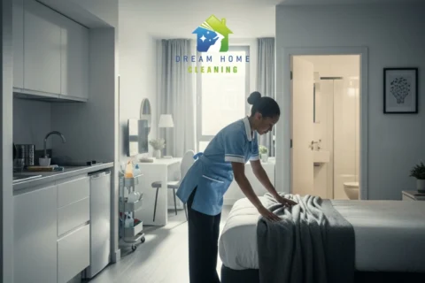 تنظيف استديو بالساعة