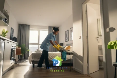 تنظيف استديو بالساعة