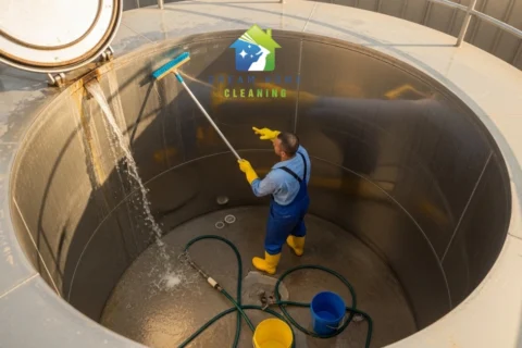 تنظيف خزانات المياه