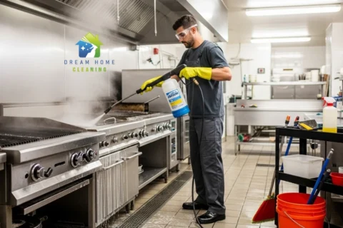 تنظيف وتطهير المطابخ والحمامات