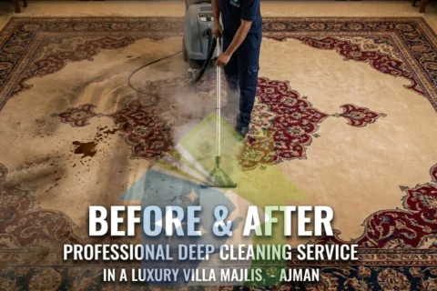 تنظيف سجاد من البقع الصعبة في المنازل في عجمان